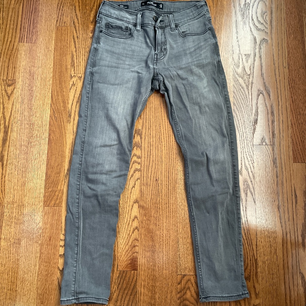 Hollister Men's Grey Skinny Jeans